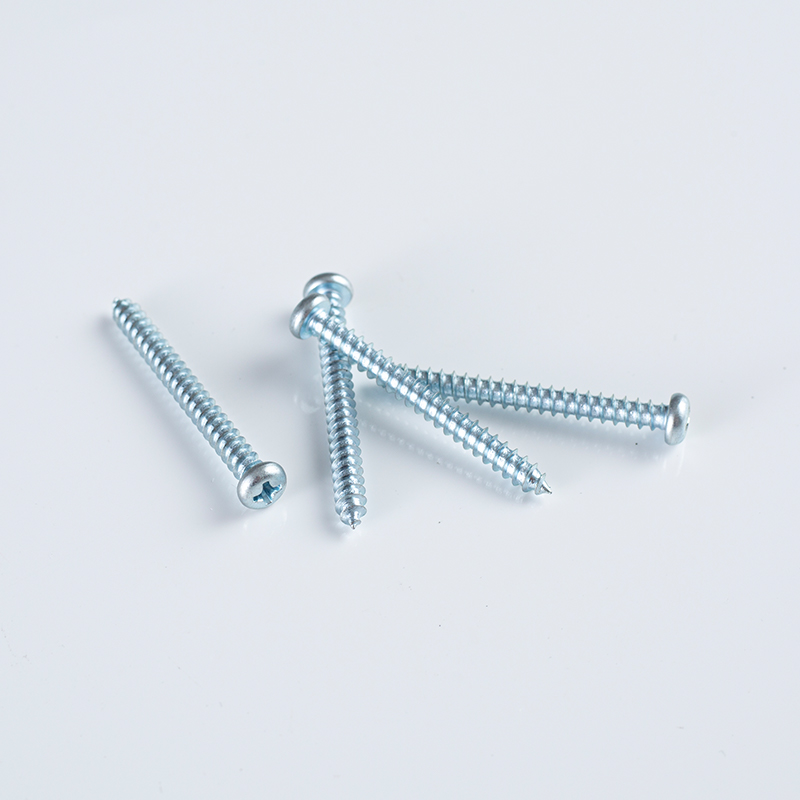 برغي تثبيت ذاتي برأس مقلاة فيليبس متقاطع من الزنك 8G x 3/8-2