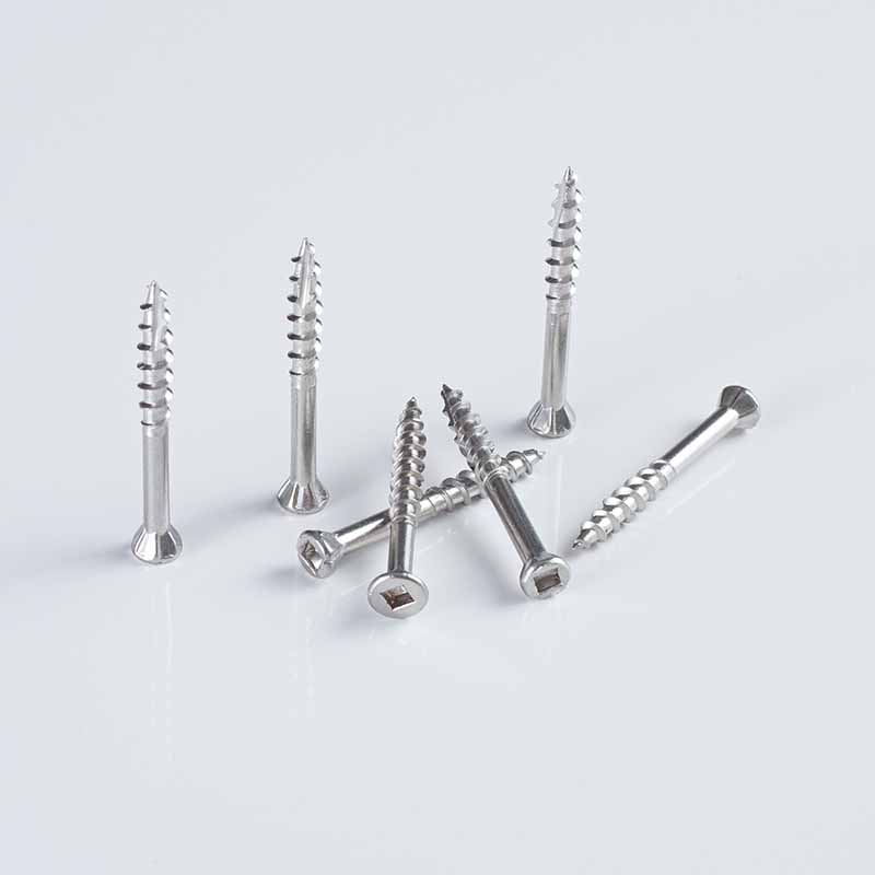 SS304 T17 تجويف مربع غاطس بأضلاع مائلة 8-9x40-50 A2